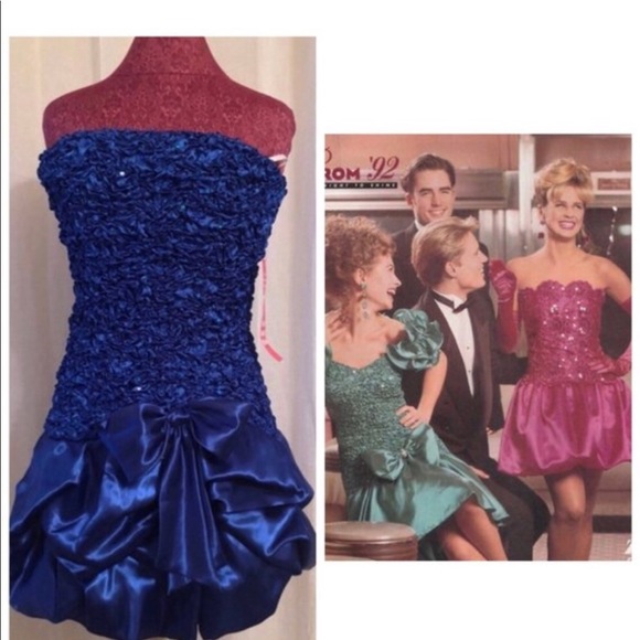 90s Prom Dress Bow